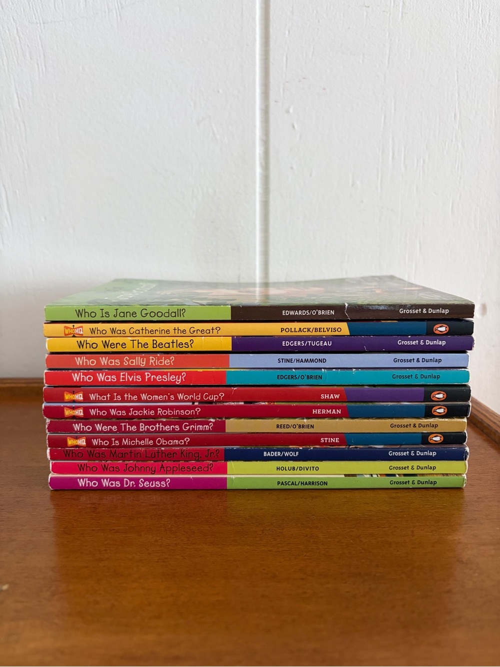 Lot of Who Was books